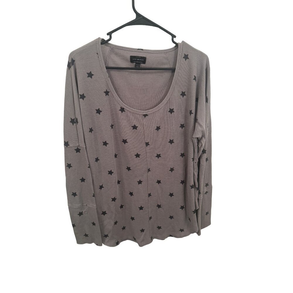 Women's Lucky Brand stars sweater size xl
